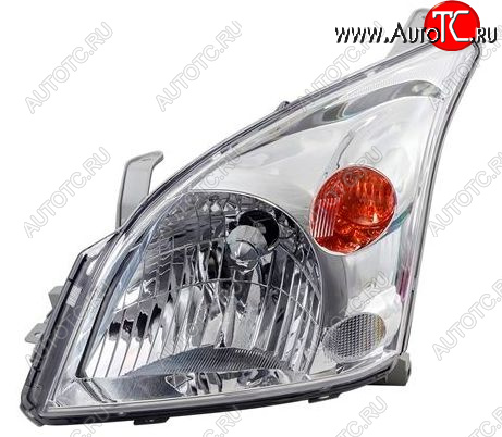 8 299 р. Левая фара (под корректор) DEPO Toyota Land Cruiser Prado J120 (2002-2009)  с доставкой в г. Керчь