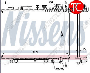 2 299 р. YARIS (+VERSOECHO 00-  PLATZ 00-) РАДИАТОР ОХЛАЖДЕН MT 1.3 1.5 BODYPARTS tyyas99-911  с доставкой в г. Керчь