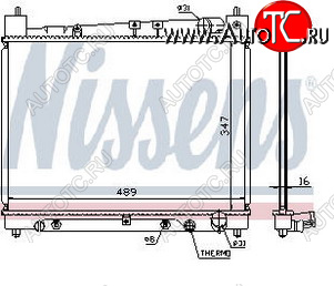 7 599 р. YARIS (+VERSOECHO 00-  PLATZ 00-) РАДИАТОР ОХЛАЖДЕН AT 1.3 1.5 BODYPARTS tyyas99-912  с доставкой в г. Керчь