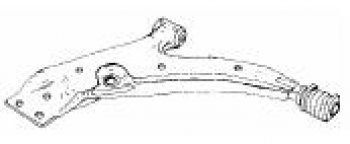 TERCEL {+STARLET92-96PASEO 90-95CYNOS 91-94 COROLLA 2 RHD 90-94S} РЫЧАГ ПЕРЕДН ПОДВЕСКИ ЛЕВ НИЖН БЕЗ ШАРОВ ОПОР С 2 САЛЕЙНТ-БЛОК (Тайвань) SH tyter91-810-l