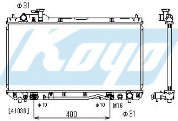 RAV4 РАДИАТОР ОХЛАЖДЕН AT 2 (2 ряд) BODYPARTS tyrv498-910