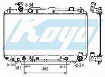 RAV4 РАДИАТОР ОХЛАЖДЕН AT 2 BODYPARTS tyrv400-913