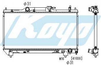 AVENSIS РАДИАТОР ОХЛАЖДЕН MT 2 BODYPARTS tyave97-917