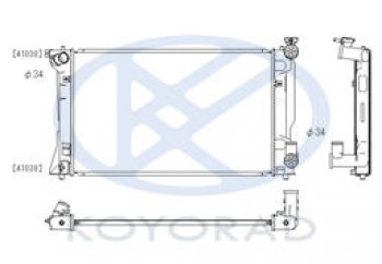 AVENSIS РАДИАТОР ОХЛАЖДЕН MT 2.4 (KOYO) KOYORAD tyave03-910