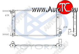5 999 р. AVENSIS РАДИАТОР ОХЛАЖДЕН MT 2.4 (KOYO) KOYORAD tyave03-910  с доставкой в г. Керчь