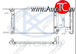 14 349 р. AVENSIS РАДИАТОР ОХЛАЖДЕН AT 2 2.4 (KOYO) KOYORAD tyave03-911  с доставкой в г. Керчь