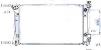 AVENSIS РАДИАТОР ОХЛАЖДЕН AT 2 2.4 BODYPARTS tyave03-912