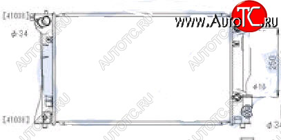 6 599 р. AVENSIS РАДИАТОР ОХЛАЖДЕН AT 2 2.4 BODYPARTS tyave03-912  с доставкой в г. Керчь
