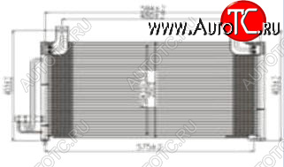 8 199 р. RIO КОНДЕНСАТОР КОНДИЦ BODYPARTS kario01-930  с доставкой в г. Керчь