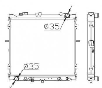 SPORTAGE РАДИАТОР ОХЛАЖДЕН 2 AT BODYPARTS kaspr94-912