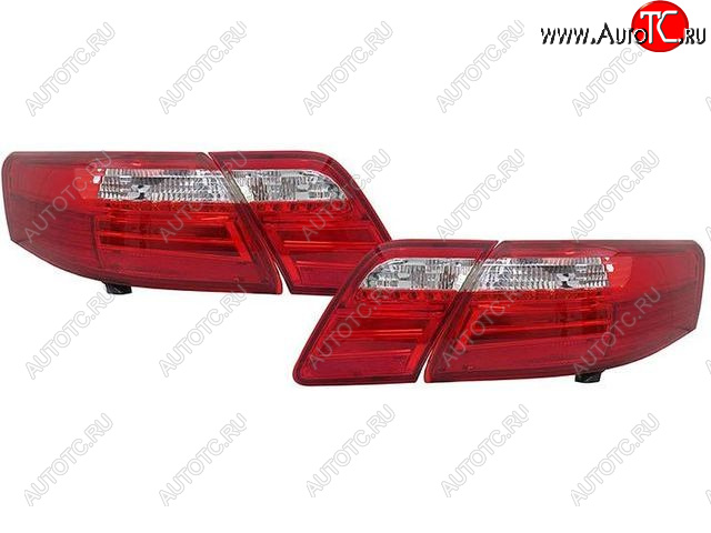 26 949 р. CAMRY ФОНАРЬ ЗАДН ВНЕШН+ВНУТР Л+П (КОМПЛЕКТ) ТЮНИНГ С ДИОД (EAGLE EYES) КРАСН - ХРОМ EAGLE EYES tycam06-761-n  с доставкой в г. Керчь