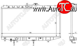 2 699 р. COROLLA РАДИАТОР ОХЛАЖДЕН AT 1.3 1.5 1.6 (1 ряд) BODYPARTS tycrl88-912  с доставкой в г. Керчь