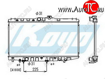3 379 р. COROLLA РАДИАТОР ОХЛАЖДЕН AT 1.3 1.5 1.6 (KOYO) KOYORAD tycrl88-914  с доставкой в г. Керчь