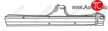 12 649 р. CAMRY ПОРОГ ЛЕВ (Тайвань) TYG tycam92-480-l  с доставкой в г. Керчь