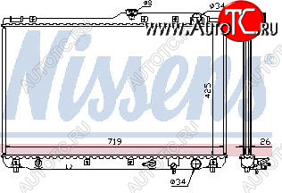 7 749 р. CAMRY (LX ES300) РАДИАТОР ОХЛАЖДЕН ПРАВ НИЖН ВЫХОД С ГОРЛОВИН MT 3 (1 ряд) BODYPARTS tycam92-911-r  с доставкой в г. Керчь
