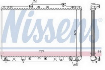 CAMRY (LX ES300) РАДИАТОР ОХЛАЖДЕН MT 2.2 (1 ряд) BODYPARTS tycam92-913