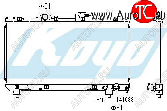 4 299 р. CARINA E РАДИАТОР ОХЛАЖДЕН MT 2 BODYPARTS tycae92-913  с доставкой в г. Керчь