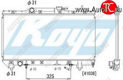 4 649 р. CARINA E РАДИАТОР ОХЛАЖДЕН AT 1.6 1.8 (KOYO) KOYORAD tycae92-917  с доставкой в г. Керчь