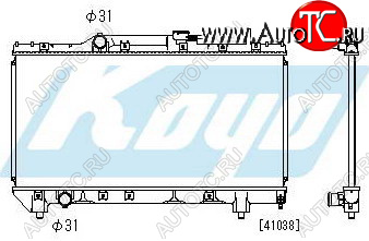 6 249 р. CARINA E РАДИАТОР ОХЛАЖДЕН MT 1.6 1.8 BODYPARTS tycae93-912  с доставкой в г. Керчь