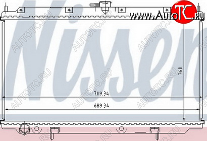 4 099 р. P11 РАДИАТОР ОХЛАЖДЕН MT 1.6 1.8 2 BODYPARTS nnp1197-913  с доставкой в г. Керчь