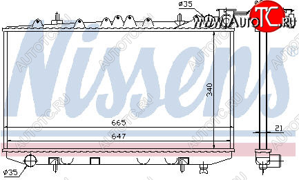 11 399 р. P10 РАДИАТОР ОХЛАЖДЕН MT AT 1.6 2 16 КЛАП (2 ряд) BODYPARTS nnp1091-913  с доставкой в г. Керчь