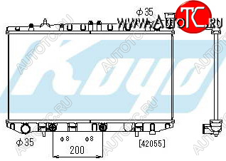5 249 р. P10 РАДИАТОР ОХЛАЖДЕН AT 1.8 (KOYO) KOYORAD nnp1091-915  с доставкой в г. Керчь