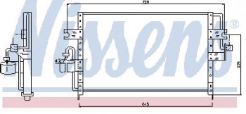 P10 КОНДЕНСАТОР КОНДИЦ (R134A) BODYPARTS nnp1091-930
