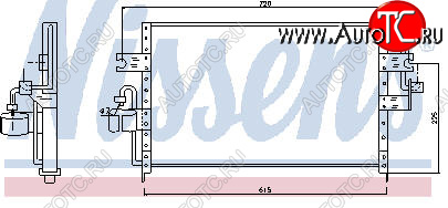 7 249 р. P10 КОНДЕНСАТОР КОНДИЦ (R134A) BODYPARTS nnp1091-930  с доставкой в г. Керчь