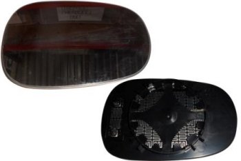 LOGAN {Clio 01-NS Micra 03-} СТЕКЛО ЗЕРКАЛА ПРАВ С ПОДОГРЕВ (convex) (Тайвань) VIEWMAX rnlog05-461-r