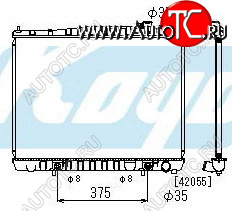 5 549 р. PATFINDER (+TERRANOQX4) РАДИАТОР ОХЛАЖДЕН AT 3.3 BODYPARTS nnpaf96-913  с доставкой в г. Керчь