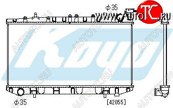8 799 р. N14 РАДИАТОР ОХЛАЖДЕН MT 2 (бензин) 1.7 (дизель) (KOYO) KOYORAD nnn1491-912  с доставкой в г. Керчь