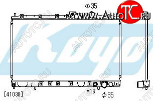 7 749 р. GALANT РАДИАТОР ОХЛАЖДЕН MT 1.8 2 2.5 (2 ряд) BODYPARTS mbgal93-912  с доставкой в г. Керчь