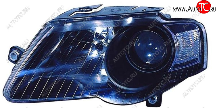 12 599 р. Левая фара (c электрокорректором, линзован) DEPO  Volkswagen Passat  B6 (2005-2011) седан  с доставкой в г. Керчь
