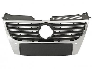 PASSAT 05- РЕШЕТКА РАДИАТОРА С ХРОМ МОЛДИНГ ПДАТЧ (Китай) BODYPARTS vwpas05-101