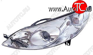 12 749 р. Левая фара (c электрокорректором) DEPO  Peugeot 407  седан (2004-2010)  с доставкой в г. Керчь