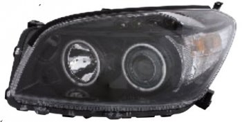 RAV4 ФАРА Л+П (КОМПЛЕКТ) ТЮНИНГ С СВЕТЯЩ ОБОДК , ДИОД (EAGLE EYES) ВНУТРИ ЧЕРН EAGLE EYES tyrv409-001b-n