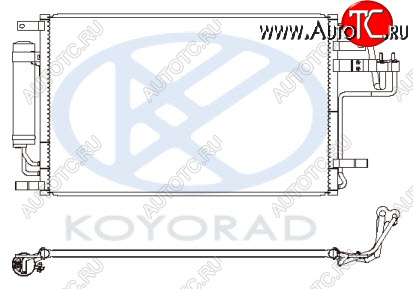 6 299 р. TUCSON КОНДЕНСАТОР КОНДИЦ (KOYO) KOYORAD hntun04-932  с доставкой в г. Керчь