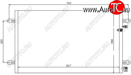 2 189 р. AUDI A6 КОНДЕНСАТОР КОНДИЦ (см.каталог) BODYPARTS ai0a604-930  с доставкой в г. Керчь