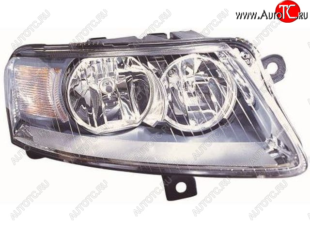 8 449 р. Правая фара (под корректор) DEPO  Audi A6  C6 (2004-2008) дорестайлинг, седан  с доставкой в г. Керчь