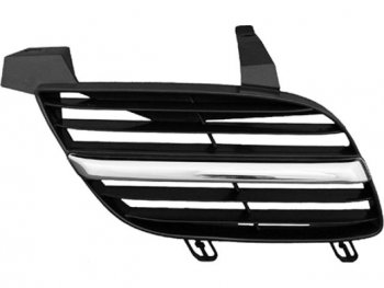 Правая решетка радиатора BODYPARTS Nissan Almera N16 седан дорестайлинг (2000-2003) (хром серый)