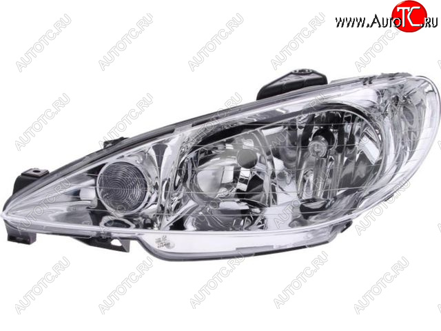 4 899 р. Левая фара (под корректор) BODYPARTS Peugeot 206 хэтчбэк 5 дв. 2AC дорестайлинг (1998-2003)  с доставкой в г. Керчь