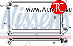 6 299 р. 406 РАДИАТОР ОХЛАЖДЕН (NISSENS) (NRF) (GERI) (см.каталог) NISSENS pg40696-911  с доставкой в г. Керчь