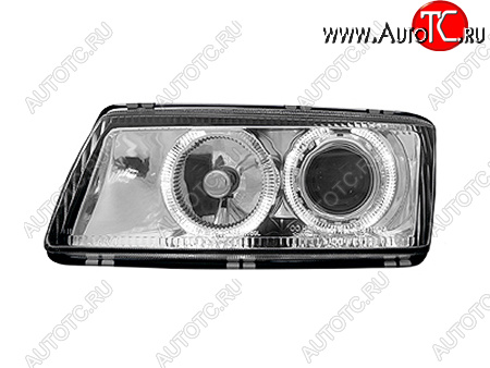 4 099 р. VECTRA ФАРА ЛЕВ ТЮНИНГ ЛИНЗОВАН С 2 СВЕТЯЩ ОБОДК ВНУТРИ ЧЕРН BODYPARTS opvca88-004b-l  с доставкой в г. Керчь