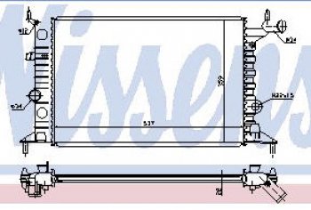 5 449 р. VECTRA РАДИАТОР ОХЛАЖДЕН (NISSENS) (NRF) (GERI) (см.каталог) NISSENS opvca96-910  с доставкой в г. Керчь. Увеличить фотографию 1