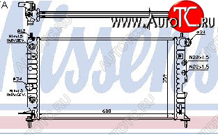 4 199 р. VECTRA РАДИАТОР ОХЛАЖДЕН (см.каталог) BODYPARTS opvca96-915  с доставкой в г. Керчь