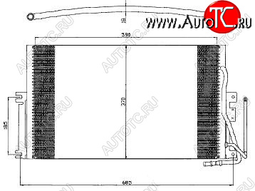 5 799 р. VECTRA КОНДЕНСАТОР КОНДИЦ BODYPARTS opvca99-930  с доставкой в г. Керчь