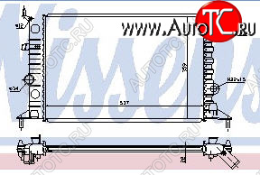 2 299 р. VECTRA РАДИАТОР ОХЛАЖДЕН (см.каталог) BODYPARTS opvca96-916  с доставкой в г. Керчь