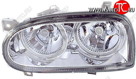 14 599 р. GOLF ФАРА Л+П (КОМПЛЕКТ) ТЮНИНГ (DEPO) ПРОЗРАЧ ВНУТРИ ХРОМ DEPO vwglf92-003h-n  с доставкой в г. Керчь