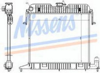 OMEGA РАДИАТОР ОХЛАЖДЕН (NISSENS) (NRF) (GERI) (см.каталог) NISSENS opomb86-913