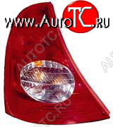 2 189 р. Левый фонарь DEPO  Renault Clio ( CB,  BB) (2001-2012) рестайлинг, хэтчбэк 3 дв., рестайлинг, хэтчбэк 5 дв.  с доставкой в г. Керчь